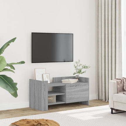 Tv-bänk grå sonoma 80x35x40 cm konstruerat trä
