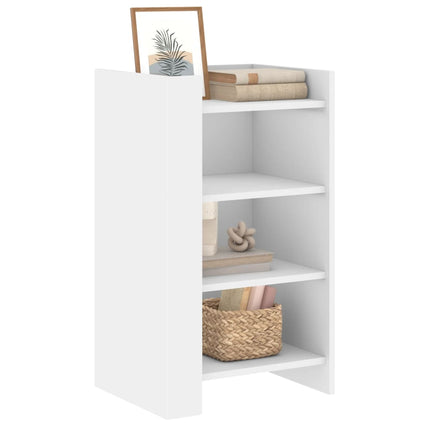 Skänk vit 45x35x75 cm konstruerat trä