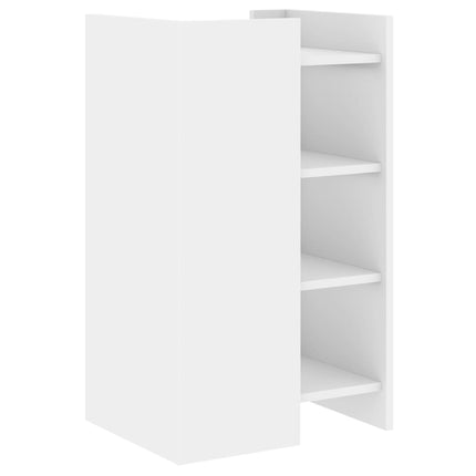 Skänk vit 45x35x75 cm konstruerat trä