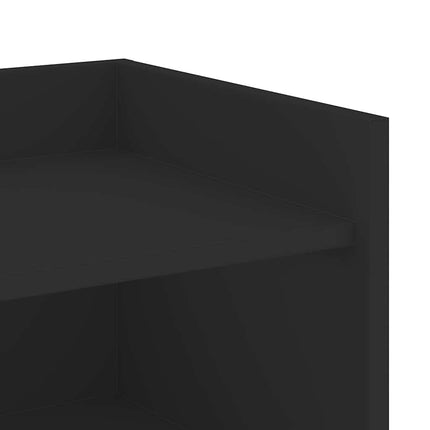 Skänk svart 45x35x75 cm konstruerat trä