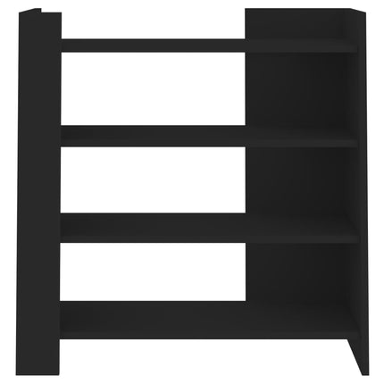 Skänk svart 73,5x35x75 cm konstruerat trä