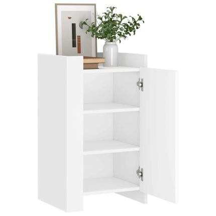 Skänk vit 45x35x75 cm konstruerat trä