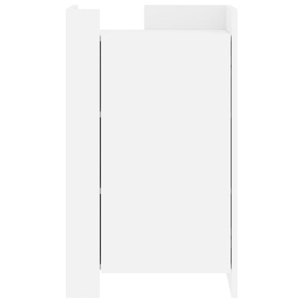 Skänk vit 45x35x75 cm konstruerat trä