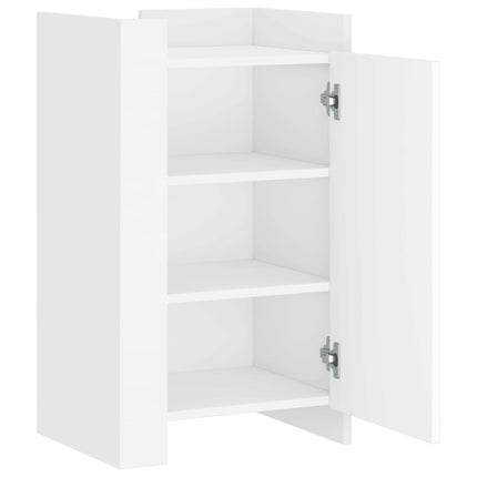 Skänk vit 45x35x75 cm konstruerat trä