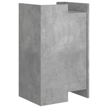Skänk betonggrå 45x35x75 cm konstruerat trä