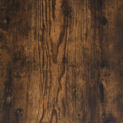 Skänk rökfärgad ek 45x35x75 cm konstruerat trä