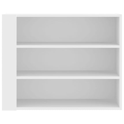 Väggskåp vit 75x35x60 cm konstruerat trä