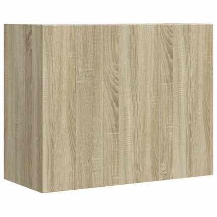 Väggskåp sonoma-ek 75x35x60 cm konstruerat trä