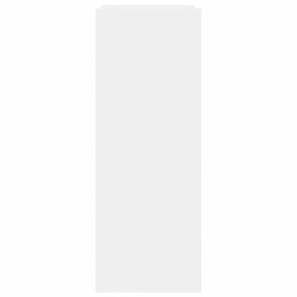 Skoskåp vit 74,5x37,5x100 cm konstruerat trä