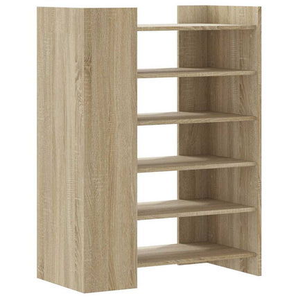 Skoskåp sonoma-ek 74,5x37,5x100 cm konstruerat trä