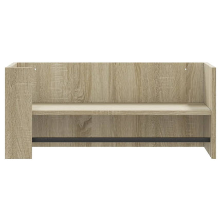 Vägghylla sonoma-ek 70,5x35x30,5 cm konstruerat trä