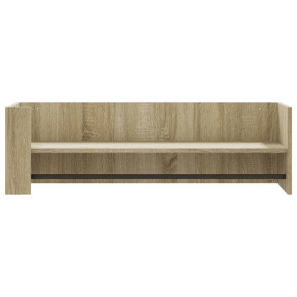 Vägghylla sonoma-ek 100x35x30,5 cm konstruerat trä