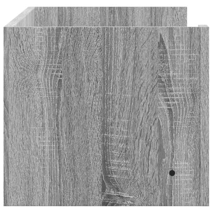 Vägghylla grå sonoma 100x35x30,5 cm konstruerat trä