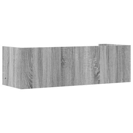 Vägghylla grå sonoma 100x35x30,5 cm konstruerat trä