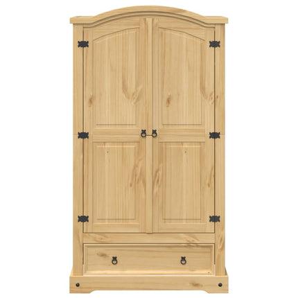 Garderob Corona 102x52x186 cm massiv furu