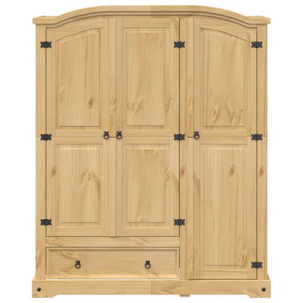 Garderob Corona 151,5x52x186 cm massiv furu