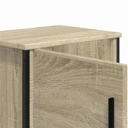 Sängbord 2 st sonoma-ek 40x30x40 cm konstruerat trä