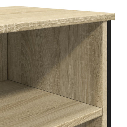 Skänk sonoma-ek 91x35,5x74,5 cm konstruerat trä