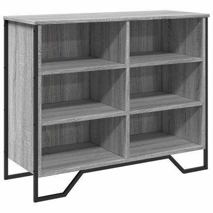 Skänk grå sonoma 91x35,5x74,5 cm konstruerat trä