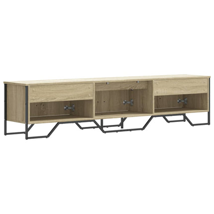 Tv-bänk sonoma ek 180x34x41 cm konstruerat trä