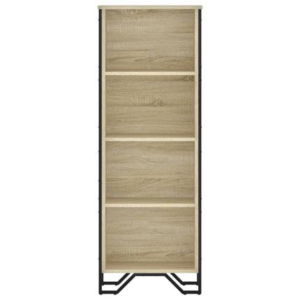 Bokhylla sonoma-ek 50x31x137,5 cm konstruerat trä