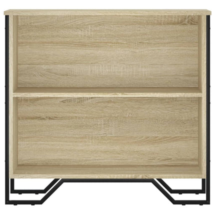 Bokhylla sonoma-ek 80x31x74,5 cm konstruerat trä