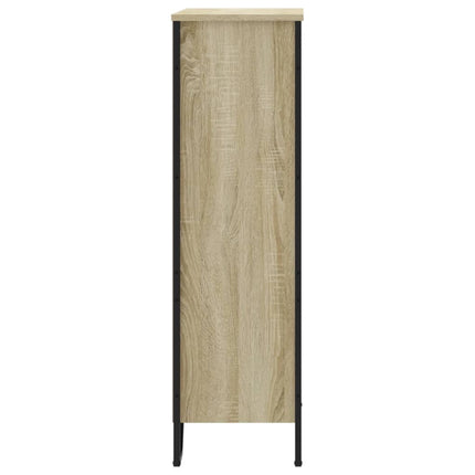 Bokhylla sonoma-ek 80x31x106 cm konstruerat trä
