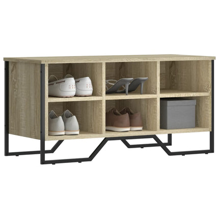 Skohylla sonoma-ek 90x38x45,5 cm konstruerat trä