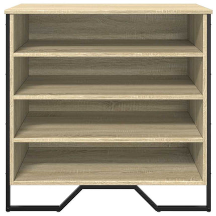 Skoskåp sonoma-ek 80x38x78 cm konstruerat trä