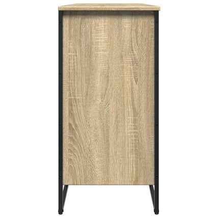 Skoskåp sonoma-ek 80x38x78 cm konstruerat trä