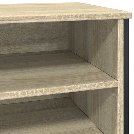 Skoskåp sonoma-ek 80x38x78 cm konstruerat trä