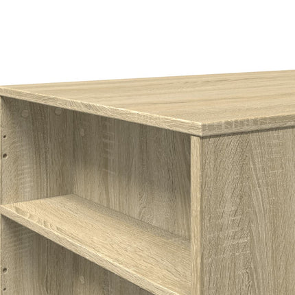 Soffbord sonoma-ek 102x55x42 cm konstruerat trä