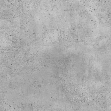Vitrinskåp betonggrå 100x8,5x75 cm konstruerat trä