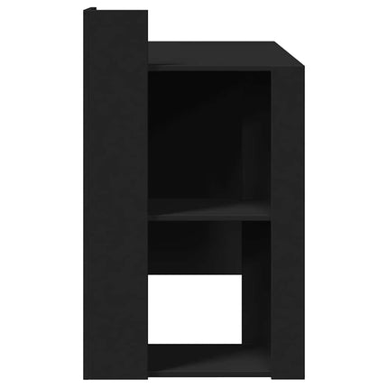 Skrivbord svart 103,5x56,5x94 cm konstruerat trä
