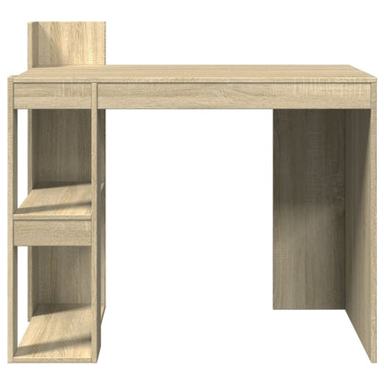 Skrivbord sonoma-ek 103,5x56,5x94 cm konstruerat trä