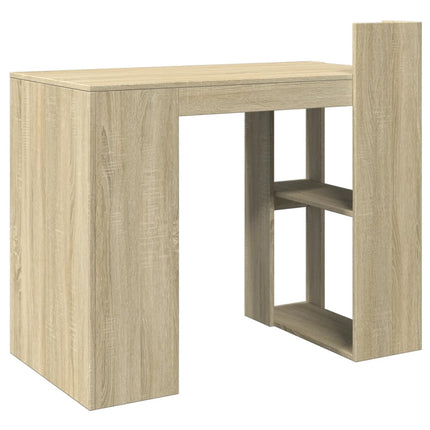 Skrivbord sonoma-ek 103,5x56,5x94 cm konstruerat trä