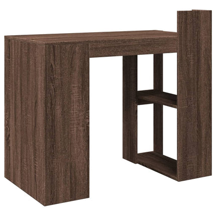 Skrivbord brun ek 103,5x56,5x94 cm konstruerat trä
