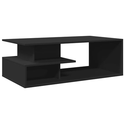 Soffbord svart 102x55x35 cm konstruerat trä