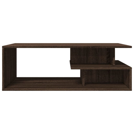 Soffbord brun ek 102x55x35 cm konstruerat trä