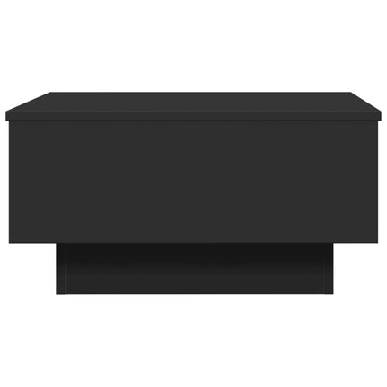Soffbord svart 60x45x31 cm konstruerat trä