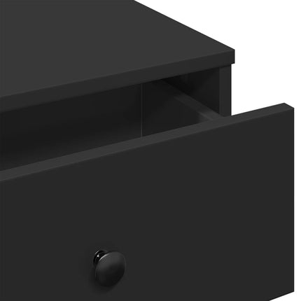 Soffbord svart 60x45x31 cm konstruerat trä