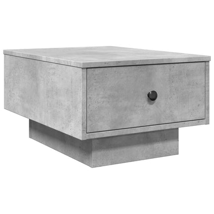 Soffbord betonggrå 60x45x31 cm konstruerat trä