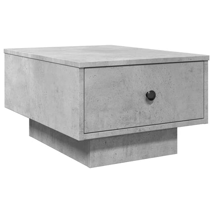 Soffbord betonggrå 60x45x31 cm konstruerat trä