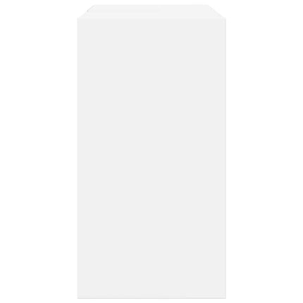 Tvättställsskåp vit 63x29x55 cm konstruerat trä