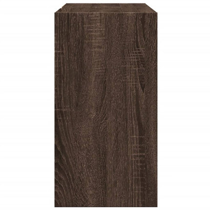 Tvättställsskåp brun ek 63x29x55 cm konstruerat trä