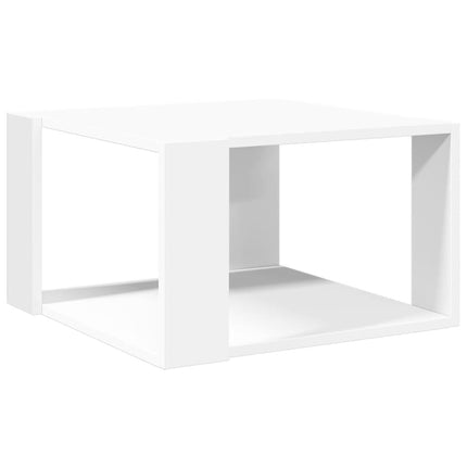 Soffbord vitt 51,5x51,5x30 cm konstruerat trä