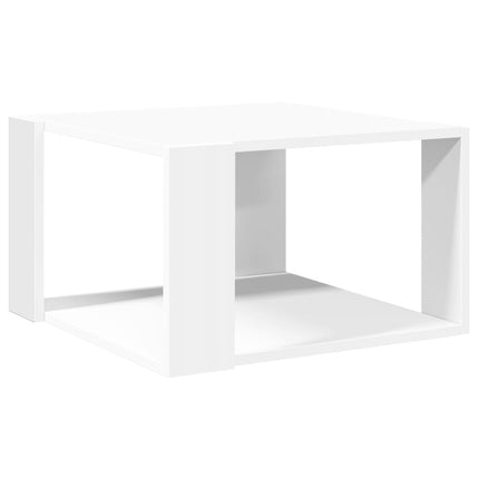 Soffbord vitt 51,5x51,5x30 cm konstruerat trä
