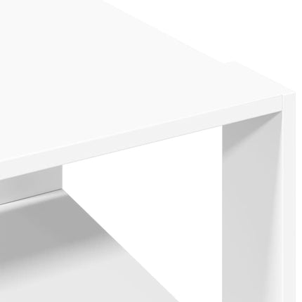 Soffbord vitt 51,5x51,5x30 cm konstruerat trä