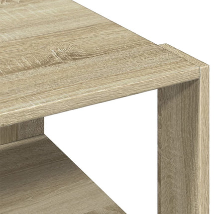 Soffbord sonoma-ek 51,5x51,5x30 cm konstruerat trä