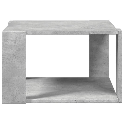 Soffbord betonggrå 51,5x51,5x30 cm konstruerat trä